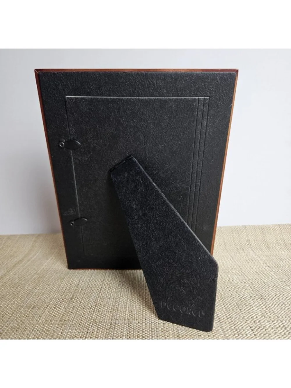 Wood Picture Frame 5x7 Tabletop Easel Back Minimalist Classic Warm Decor